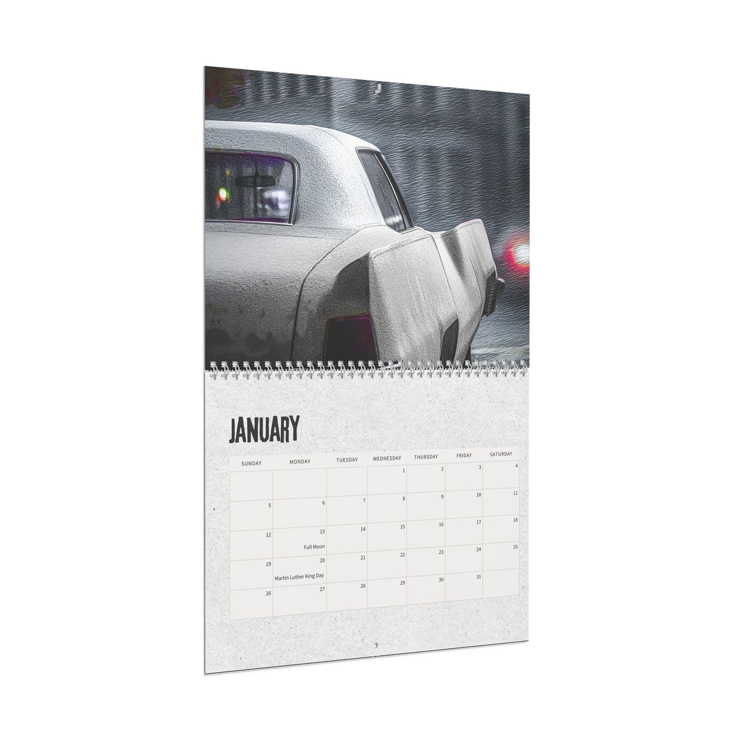 2025 Wall Calendar: Car Art