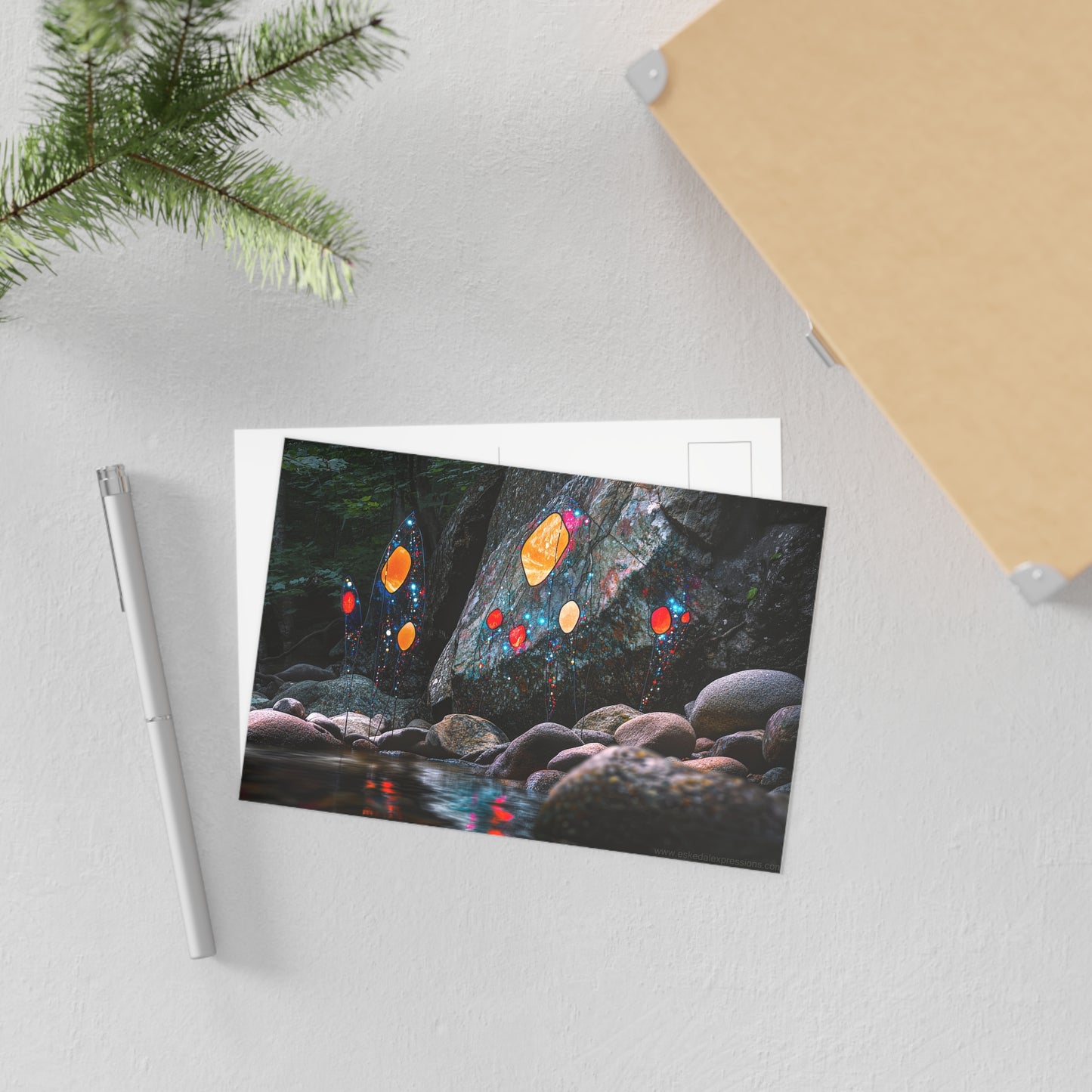 Fine Art Postcard | North Country Nature Surreal Art | Star Burst Coast