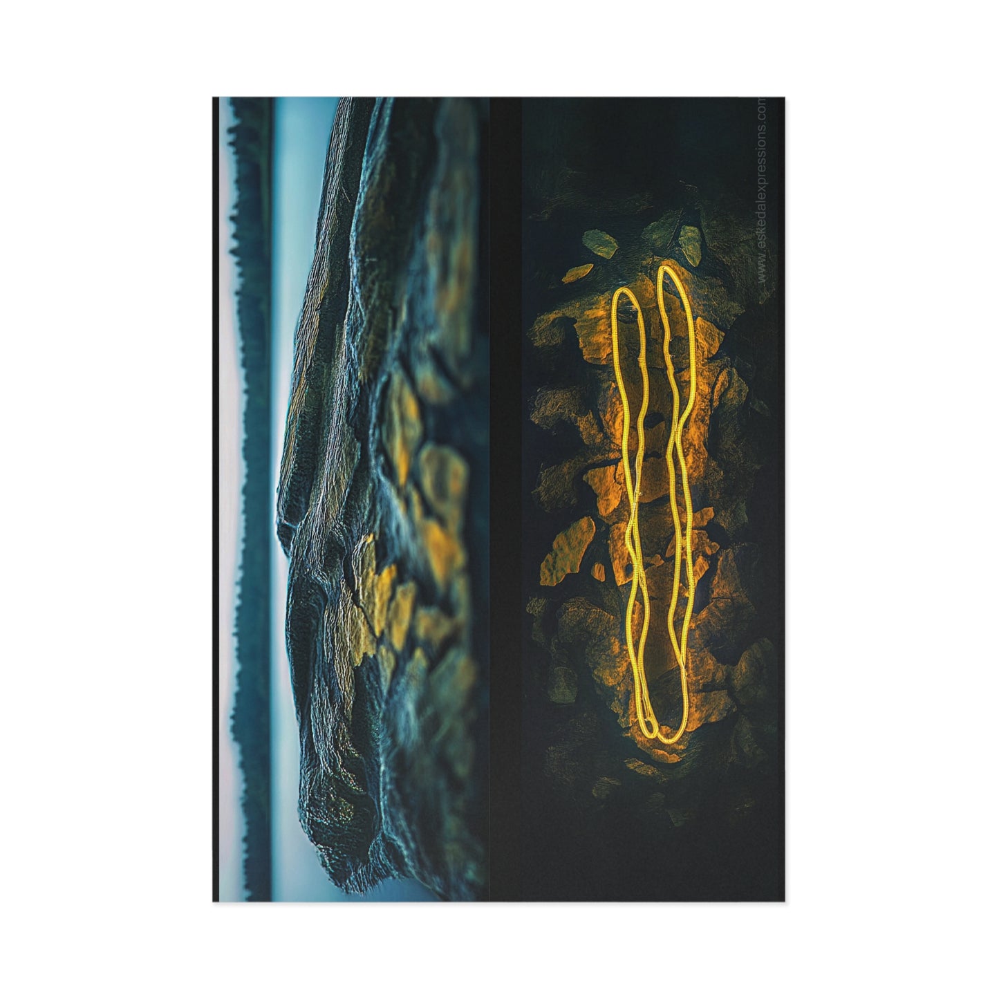 Fine Art Postcard | North Country Nature Surreal Art | Mineral Springs