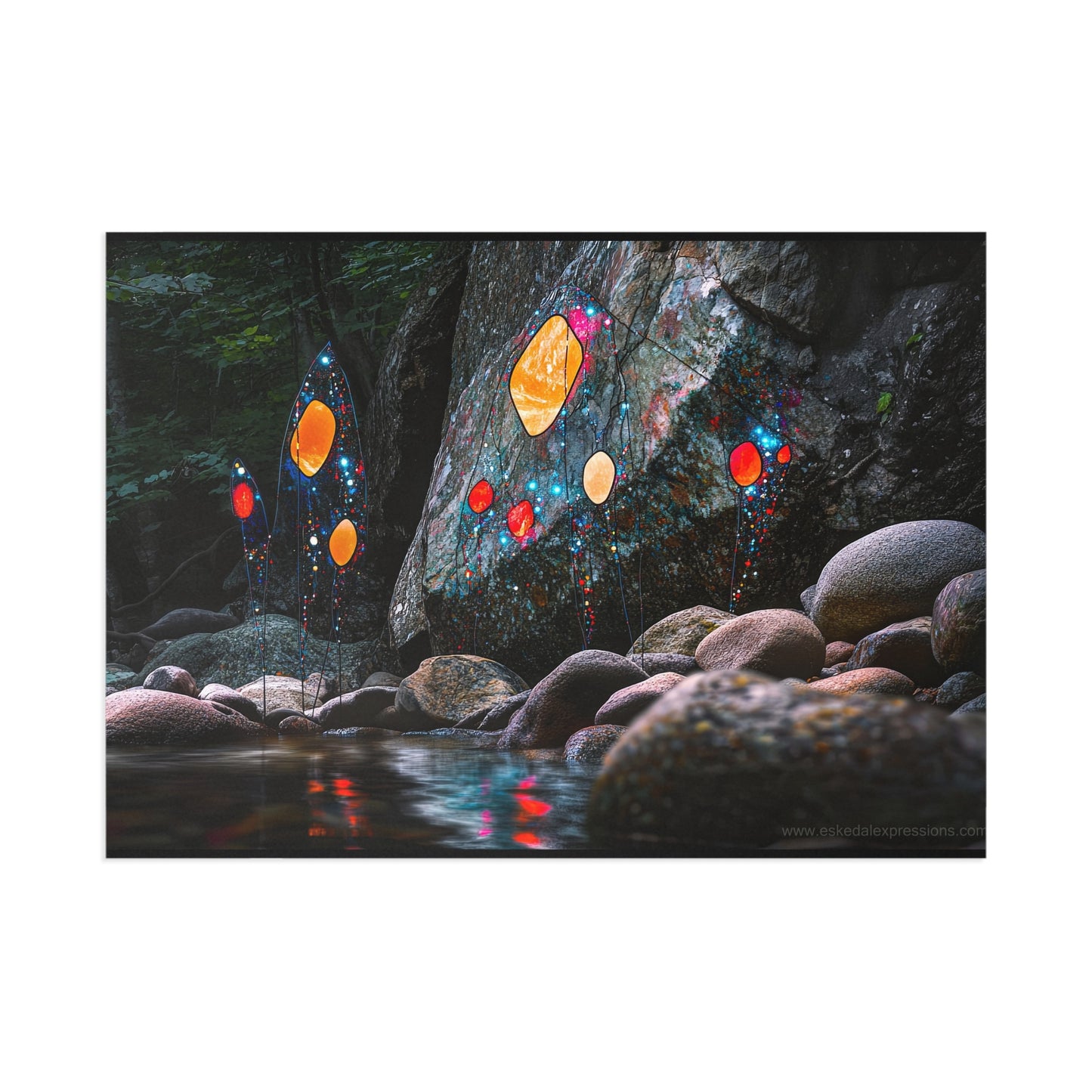 Fine Art Postcard | North Country Nature Surreal Art | Star Burst Coast
