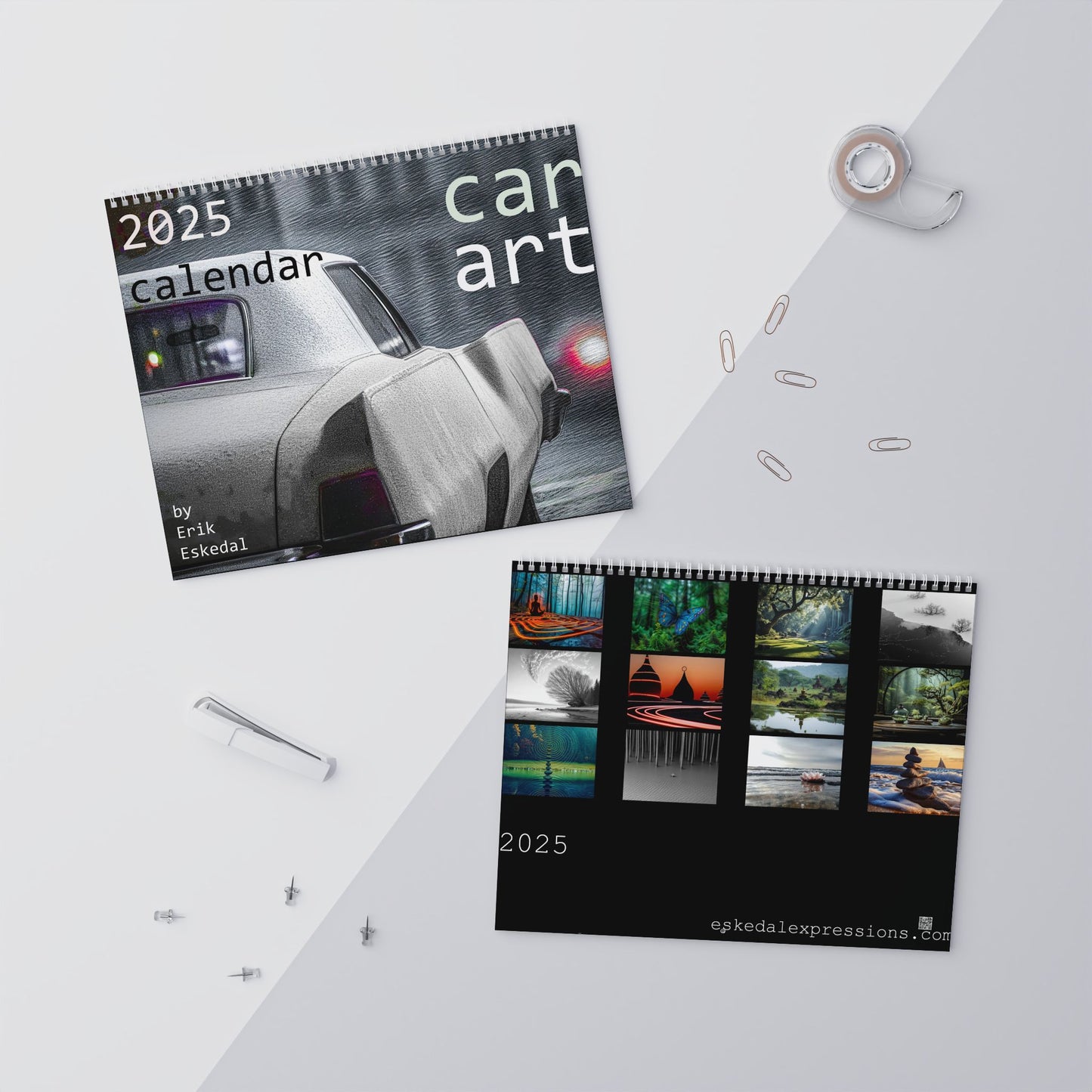 2025 Wall Calendar: Car Art
