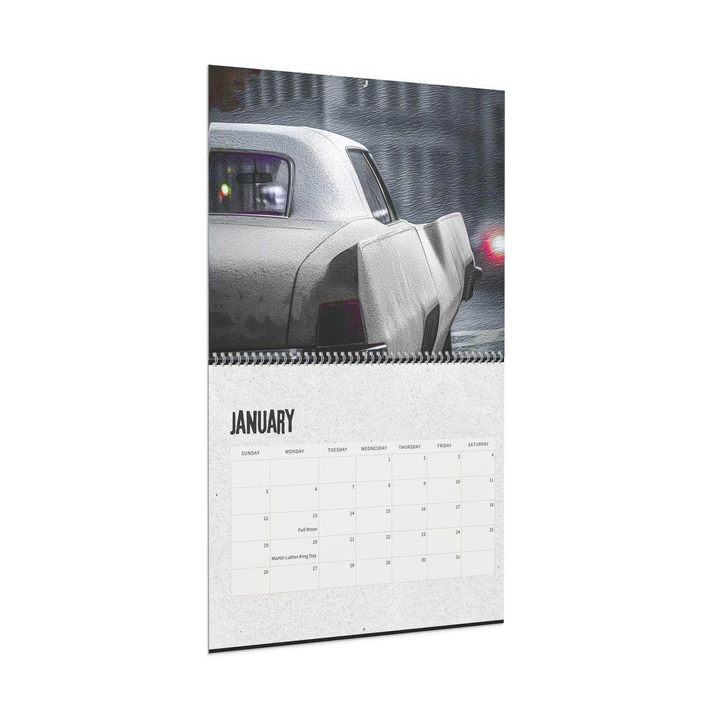 2025 Wall Calendar: Car Art