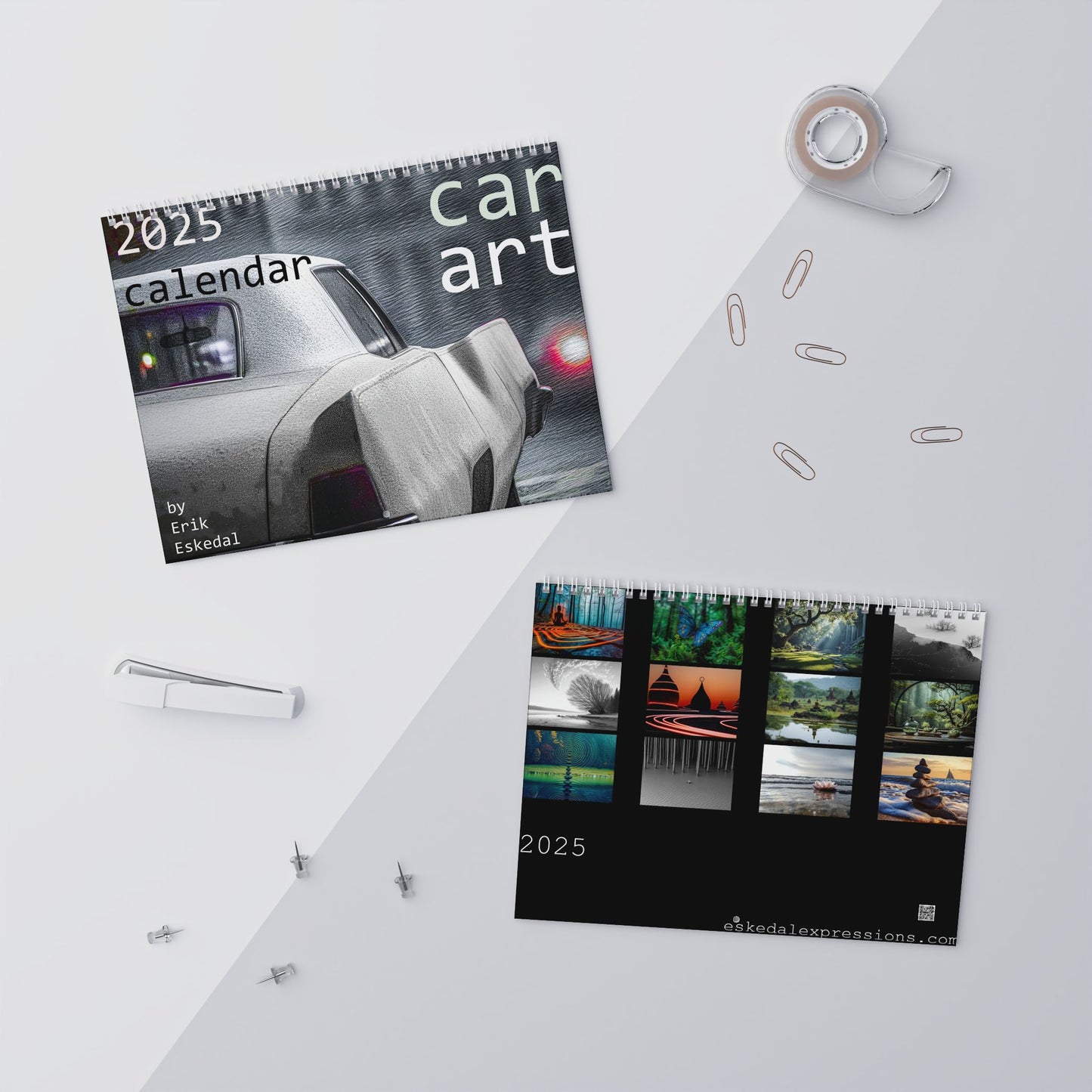 2025 Wall Calendar: Car Art