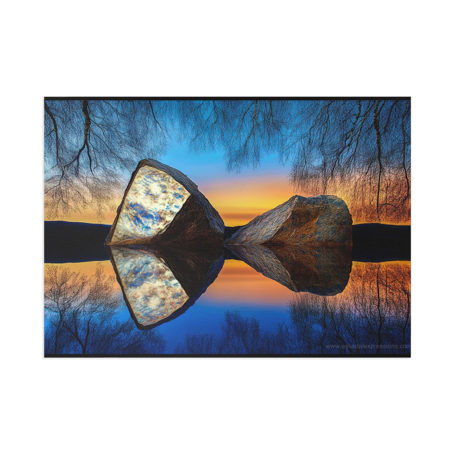 Fine Art Postcard | North Country Nature Surreal Art | The Still of November