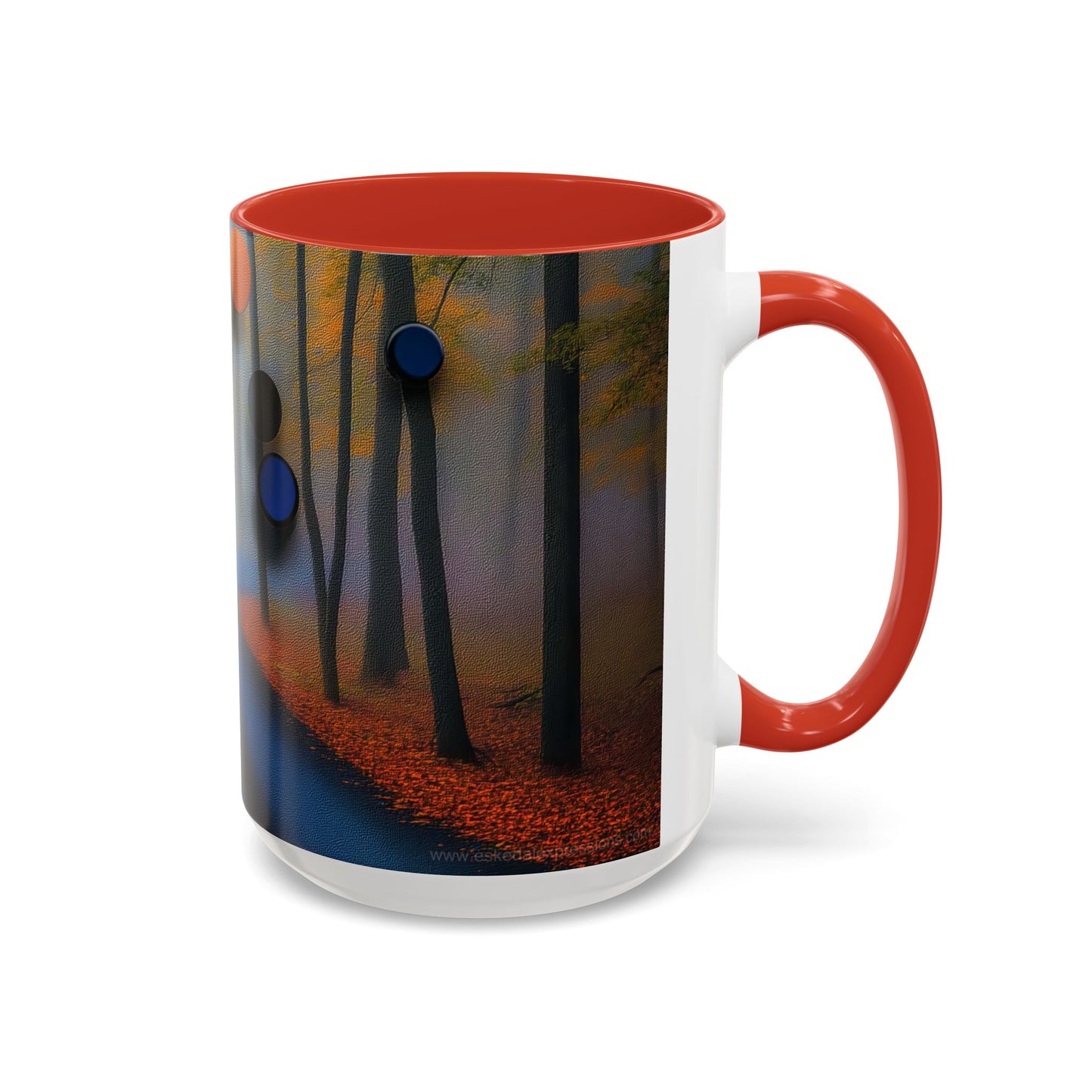 Surreal Autumn Road - Coffee Mug