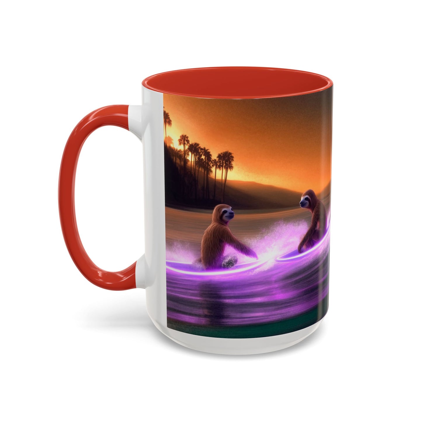 Surfing Sloths - Coffee Mug