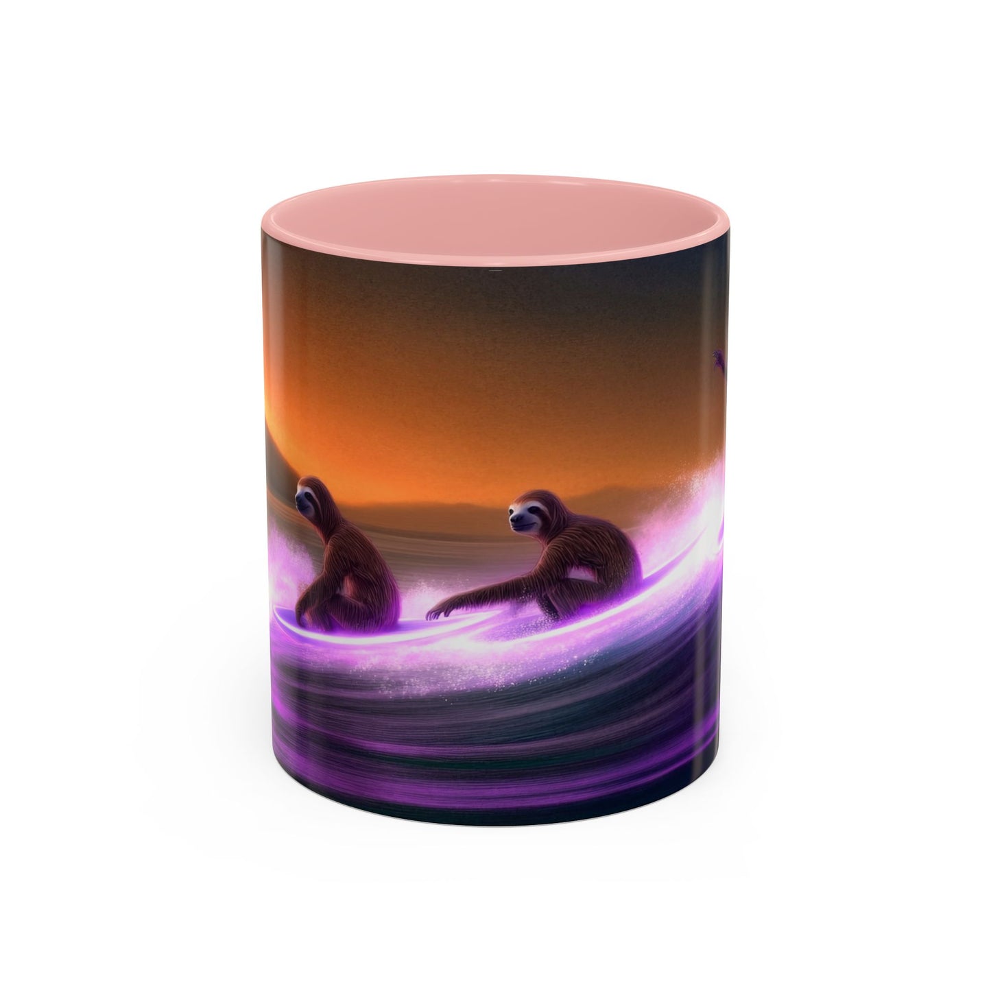 Surfing Sloths - Coffee Mug