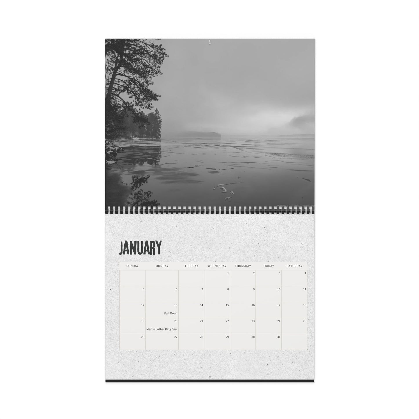 2025 Wall Calendar:  Photography - Sky, Water, Trees