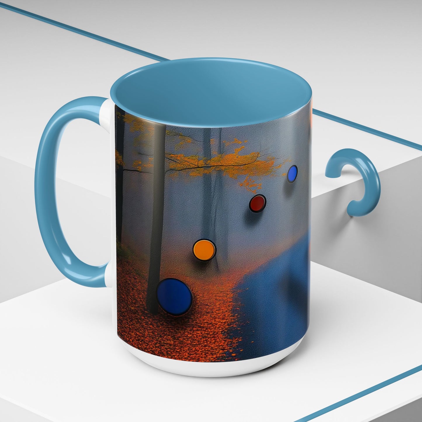 Surreal Autumn Road - Coffee Mug