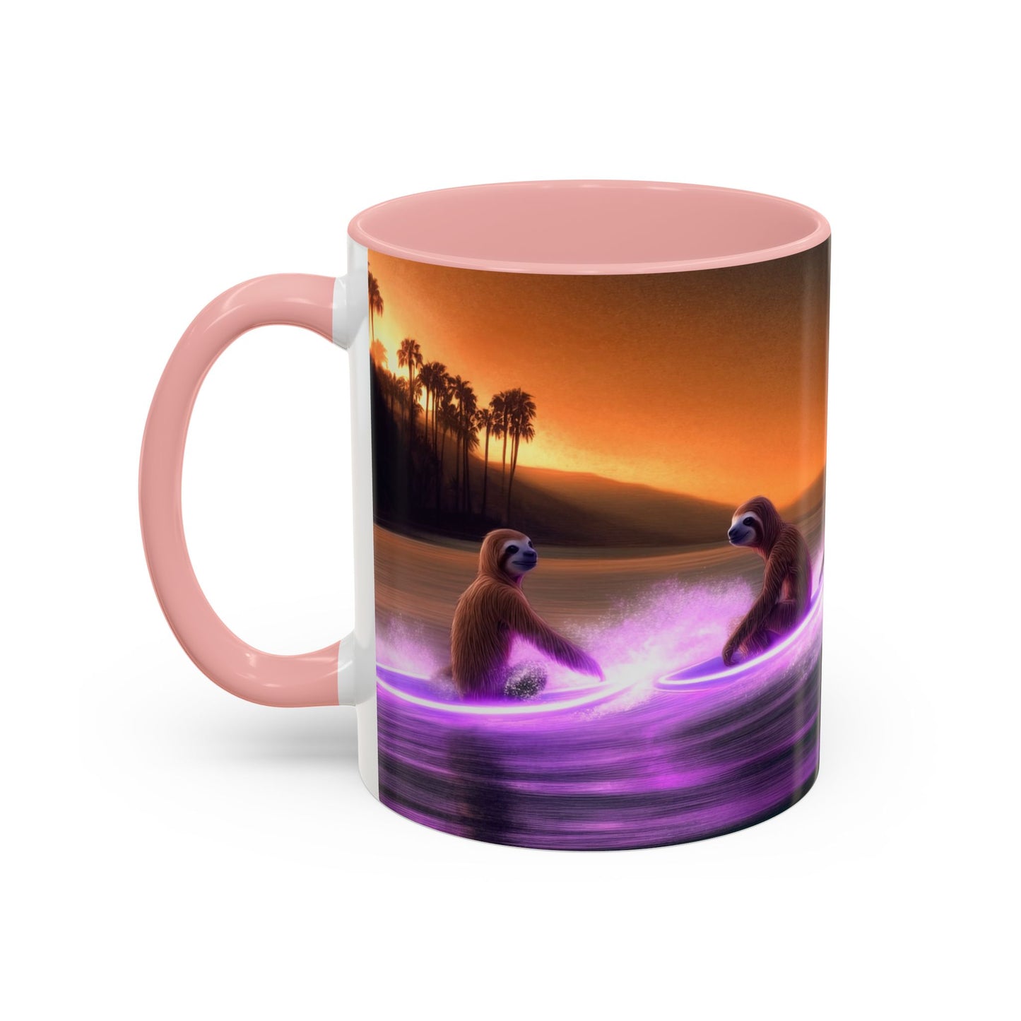 Surfing Sloths - Coffee Mug