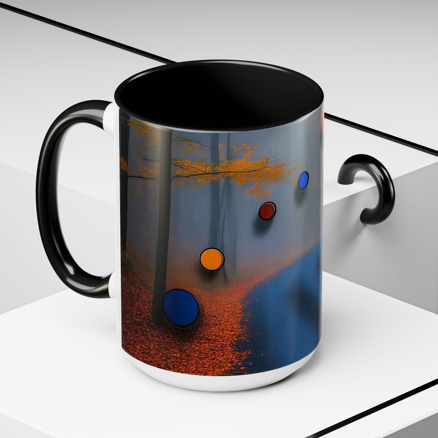 Surreal Autumn Road - Coffee Mug