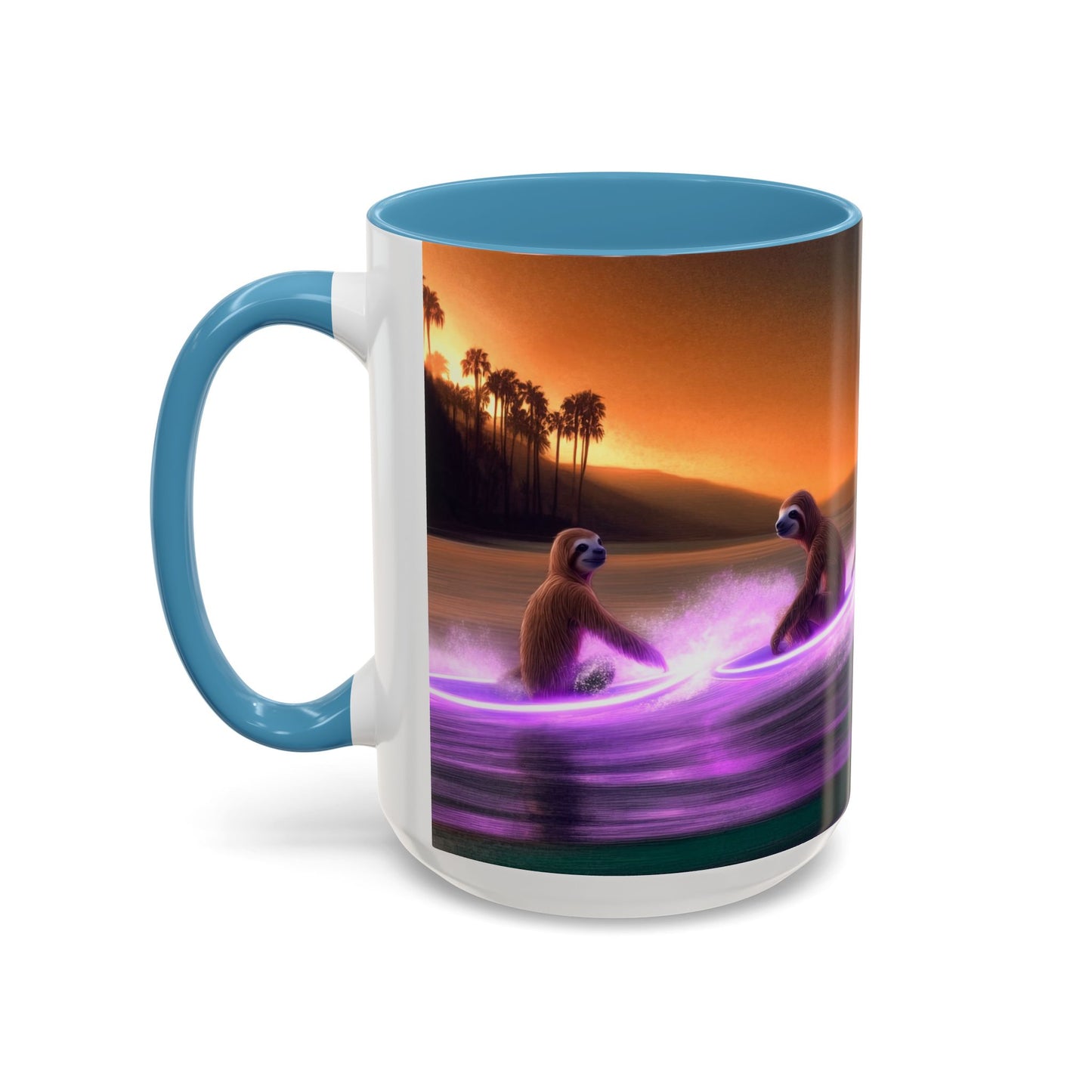 Surfing Sloths - Coffee Mug