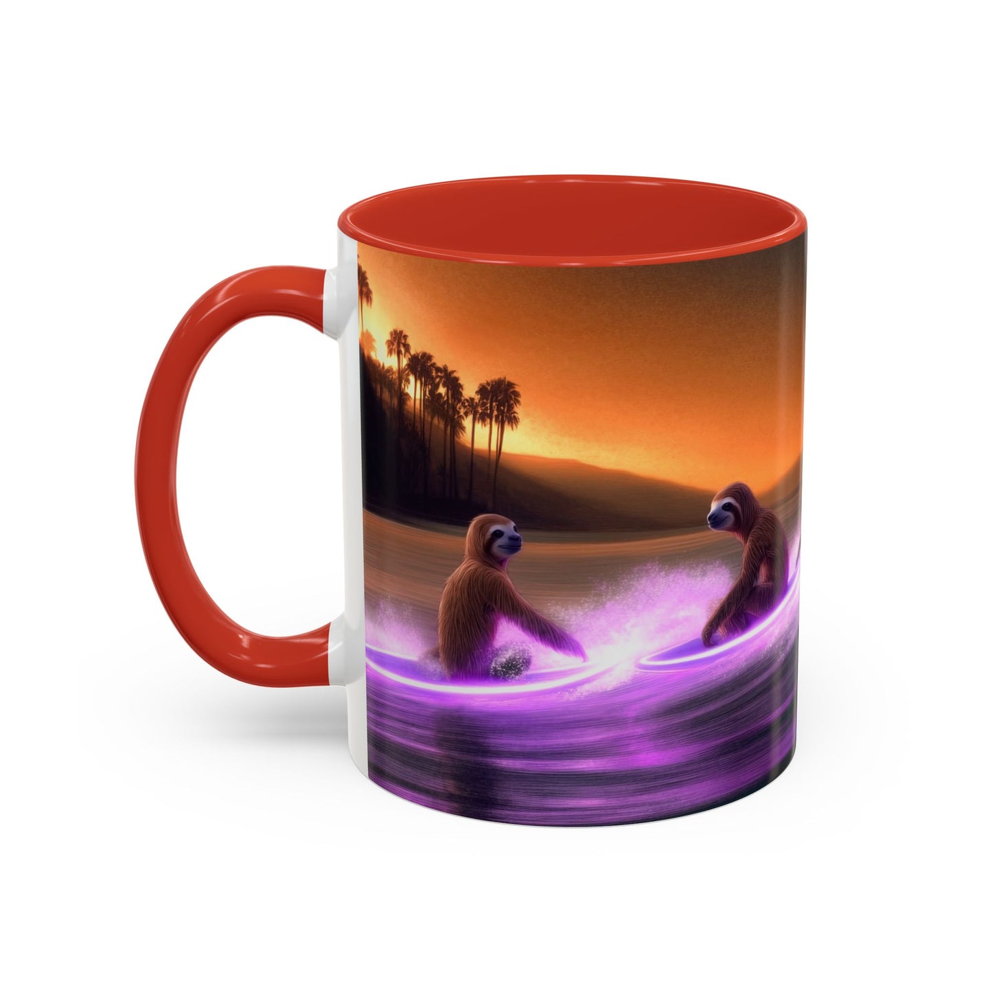 Surfing Sloths - Coffee Mug