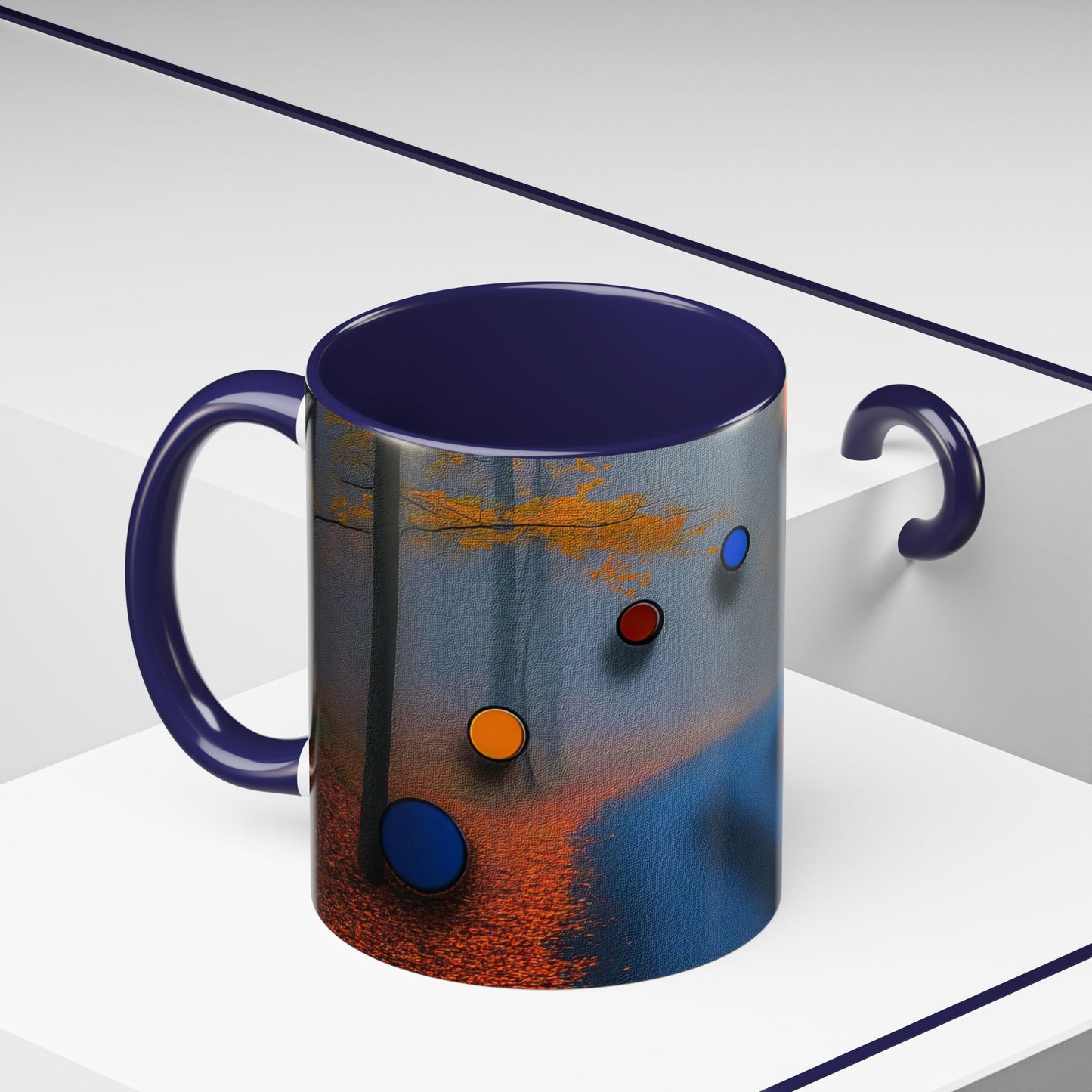 Surreal Autumn Road - Coffee Mug