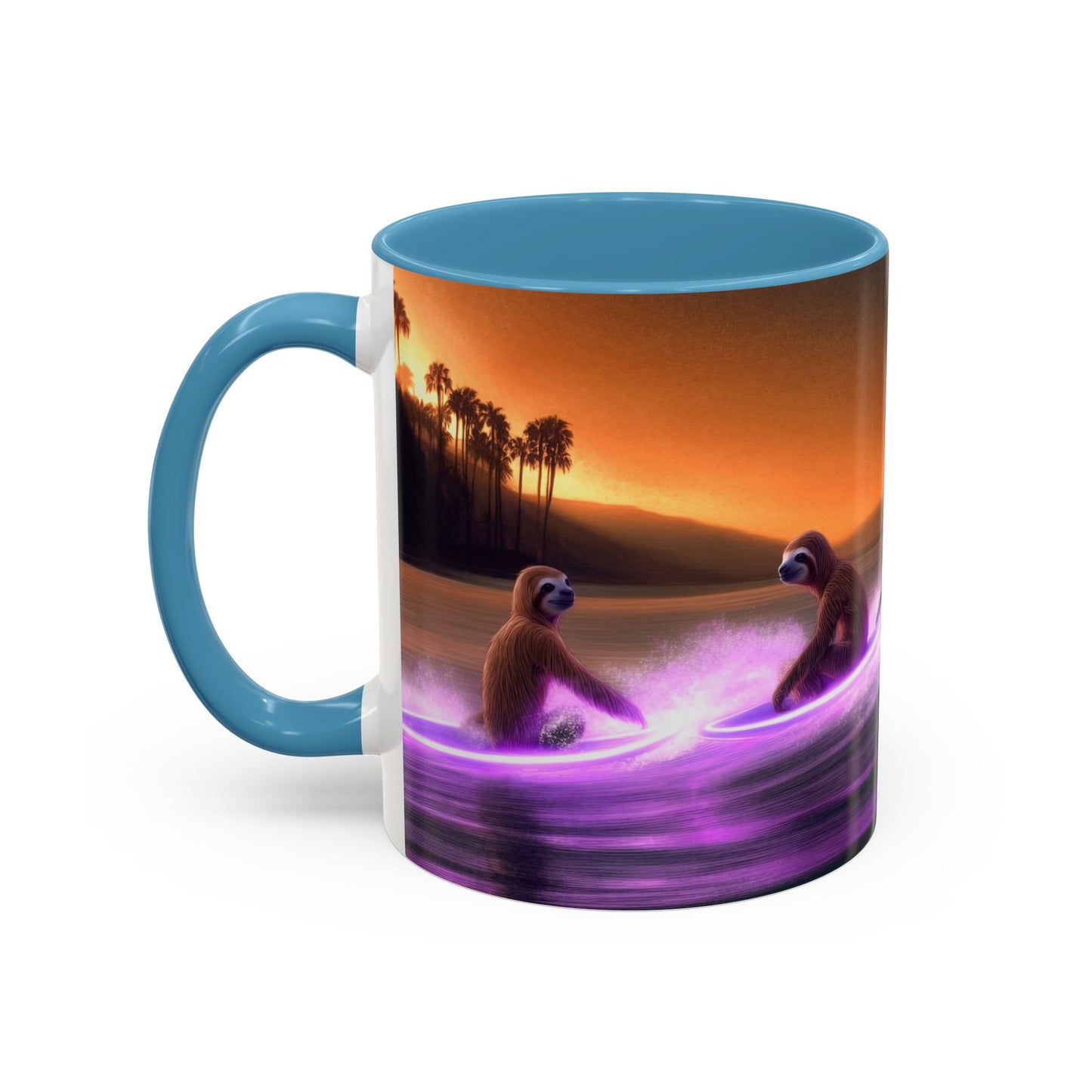 Surfing Sloths - Coffee Mug