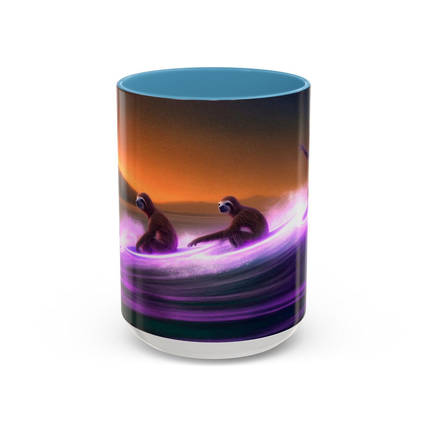 Surfing Sloths - Coffee Mug