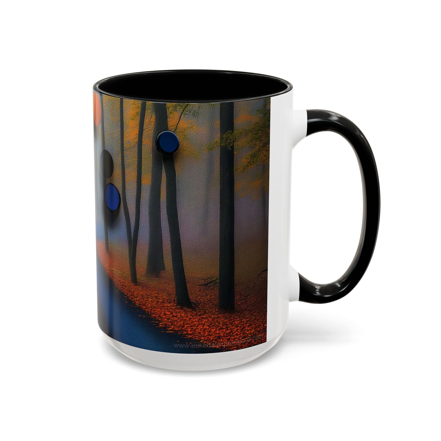 Surreal Autumn Road - Coffee Mug