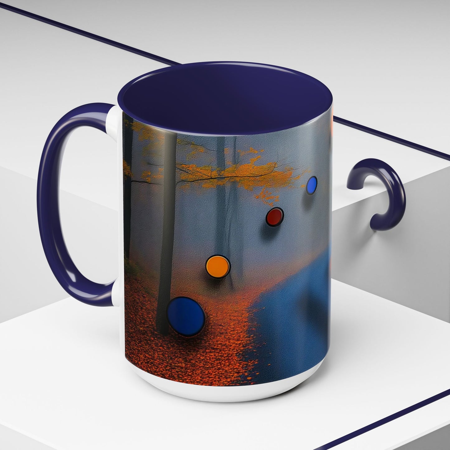 Surreal Autumn Road - Coffee Mug