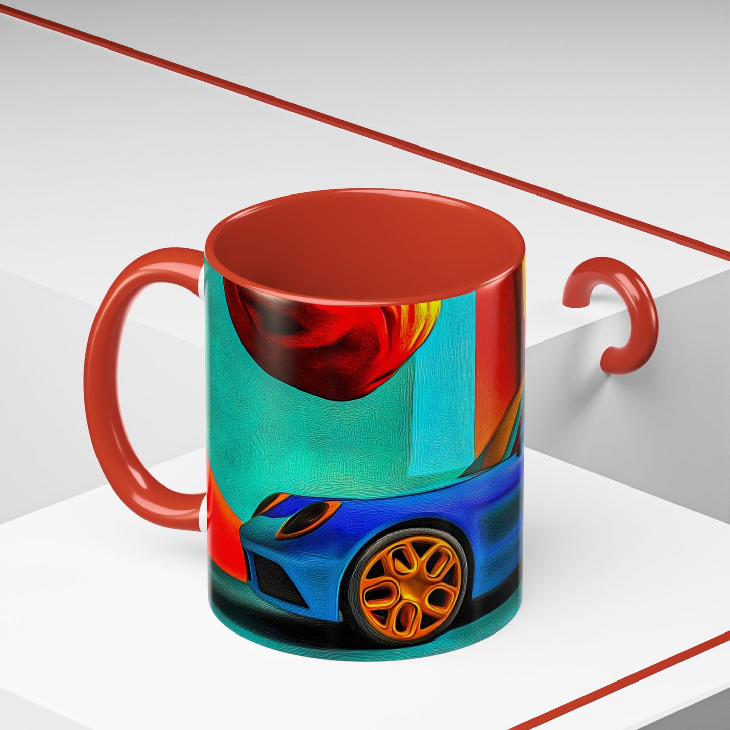 Sports Car Abstract - Coffee Mug