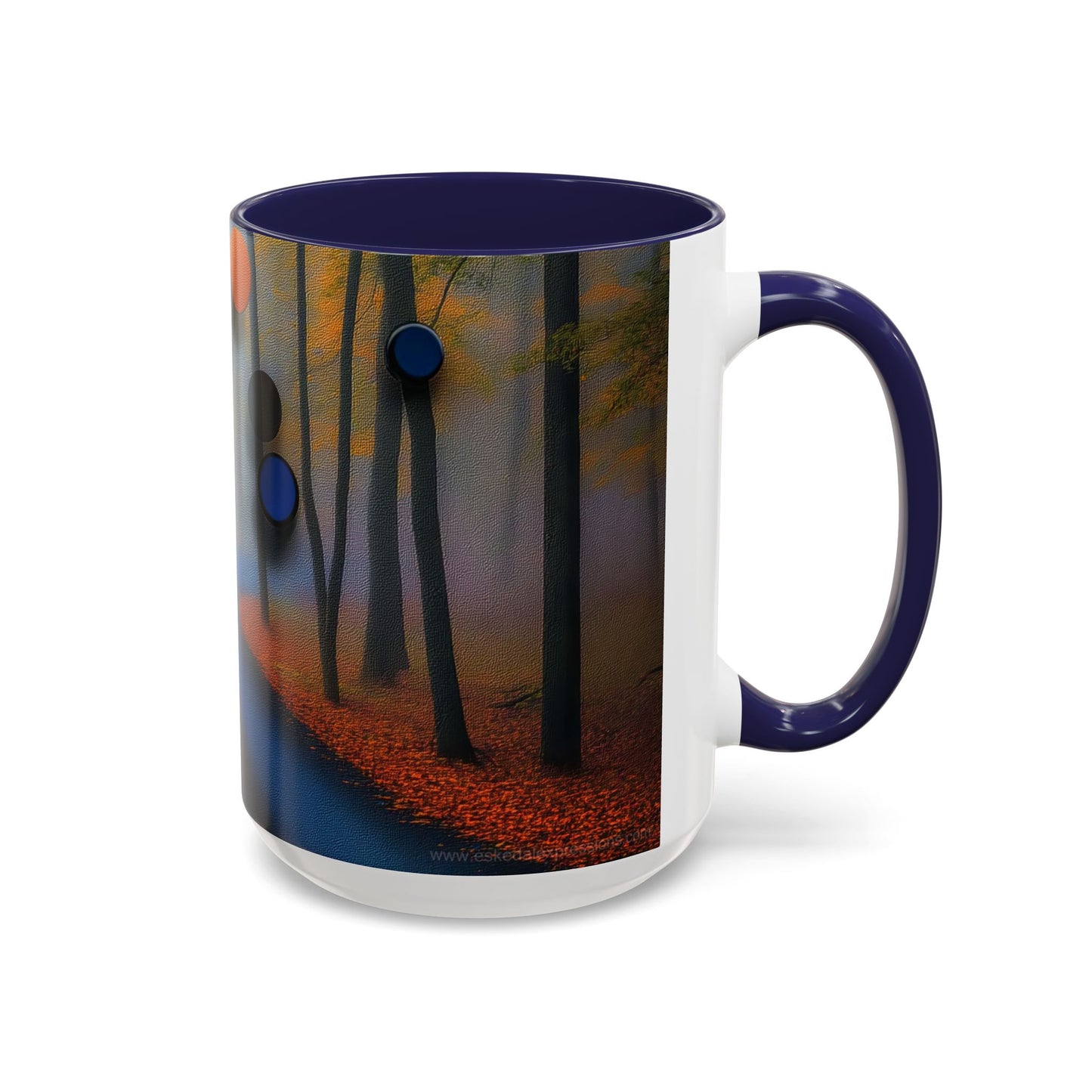 Surreal Autumn Road - Coffee Mug