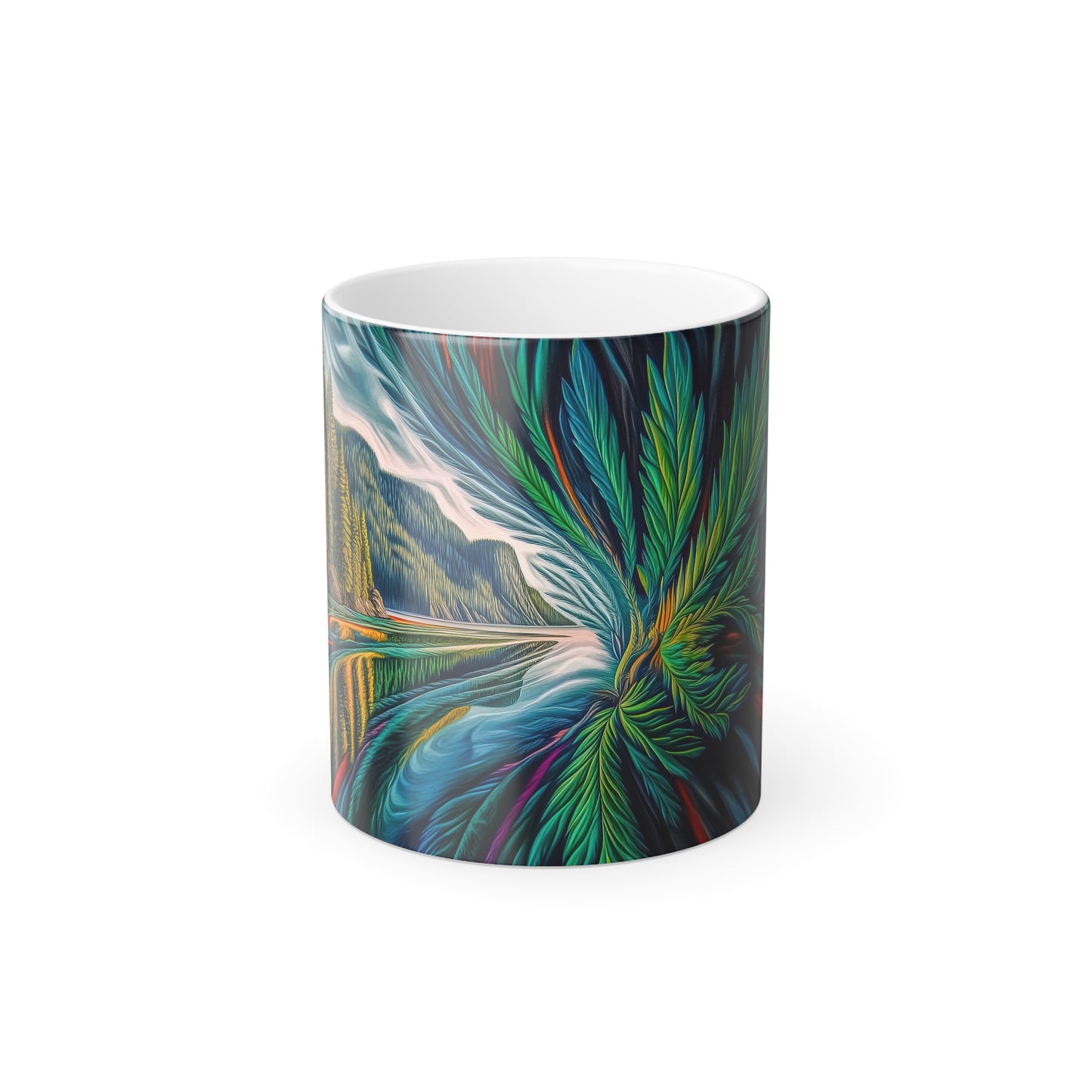 Trippy Color changing mug - reveals design when warm