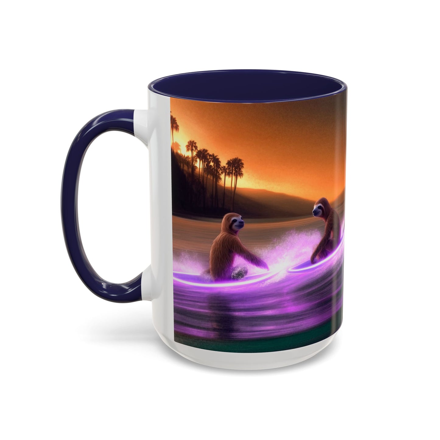 Surfing Sloths - Coffee Mug