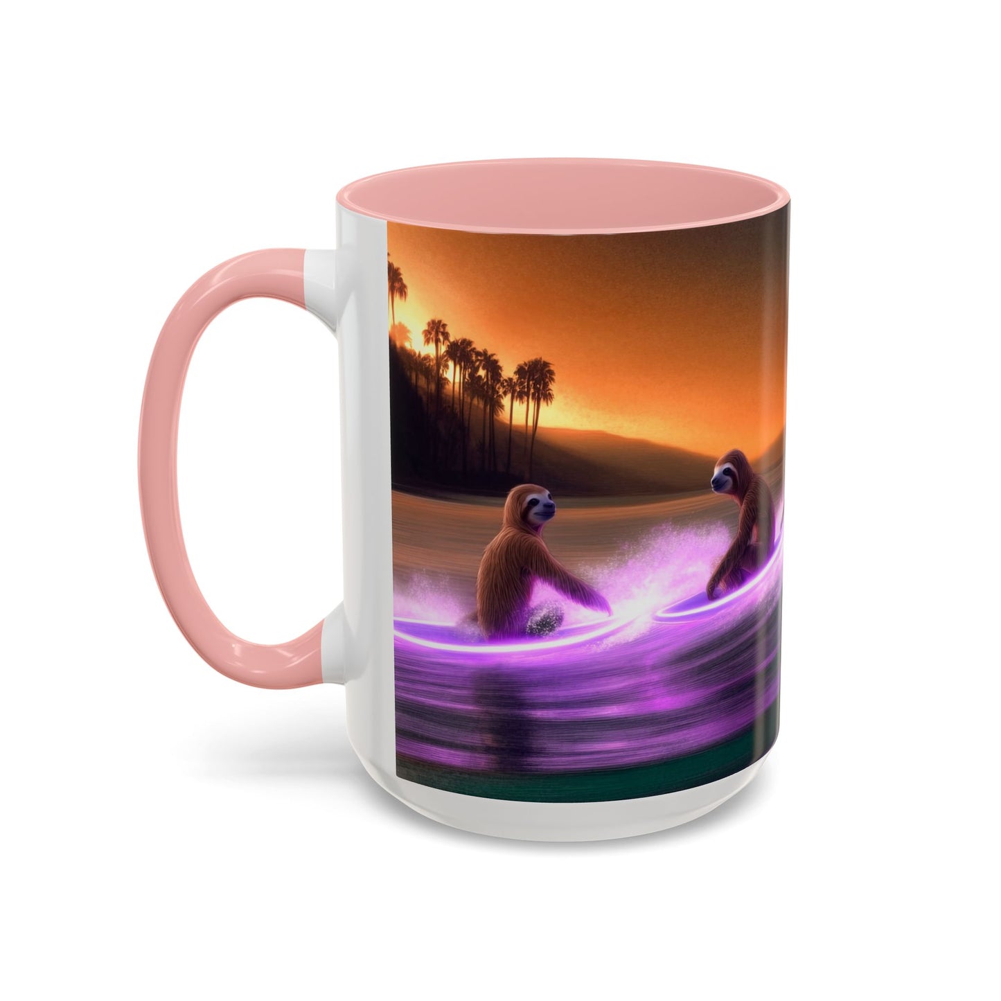 Surfing Sloths - Coffee Mug