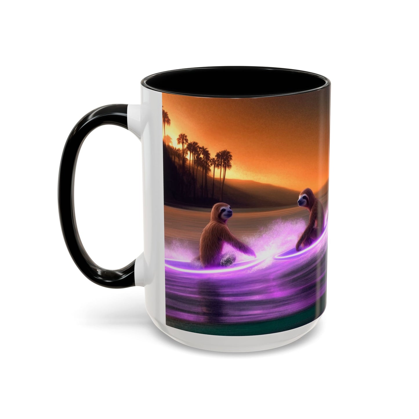 Surfing Sloths - Coffee Mug