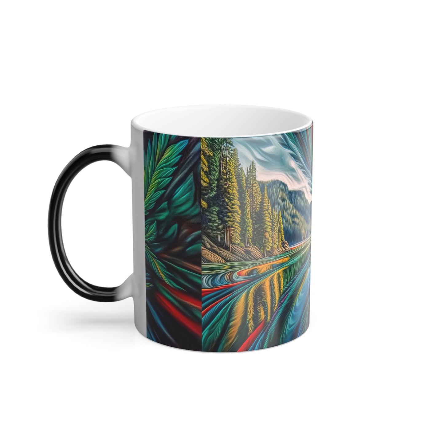 Trippy Color changing mug - reveals design when warm