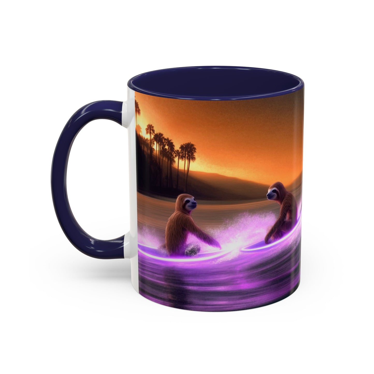 Surfing Sloths - Coffee Mug