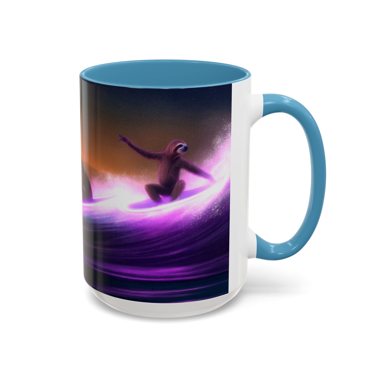 Surfing Sloths - Coffee Mug