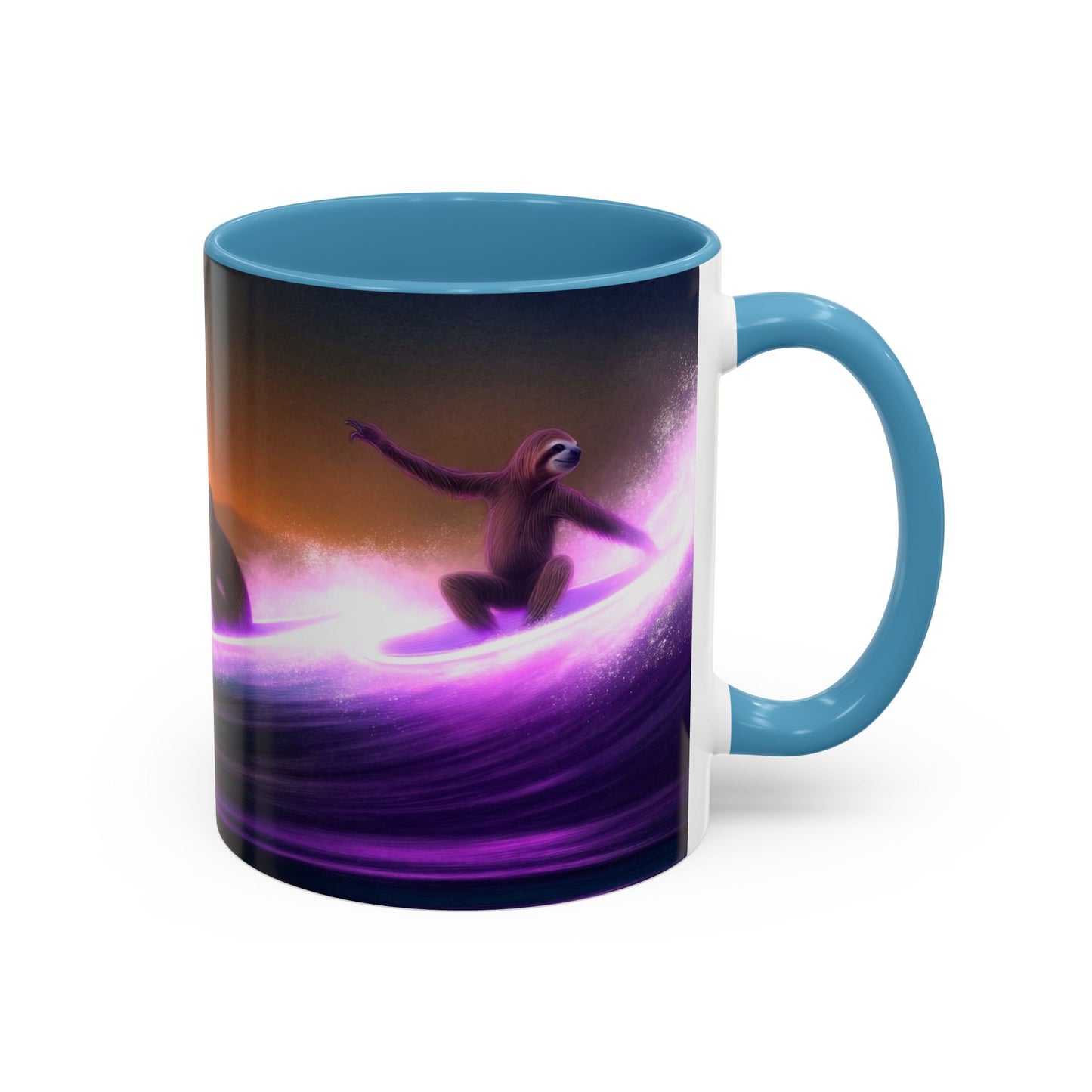 Surfing Sloths - Coffee Mug