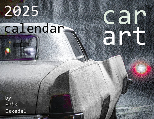 2025 Wall Calendar:  Car Art